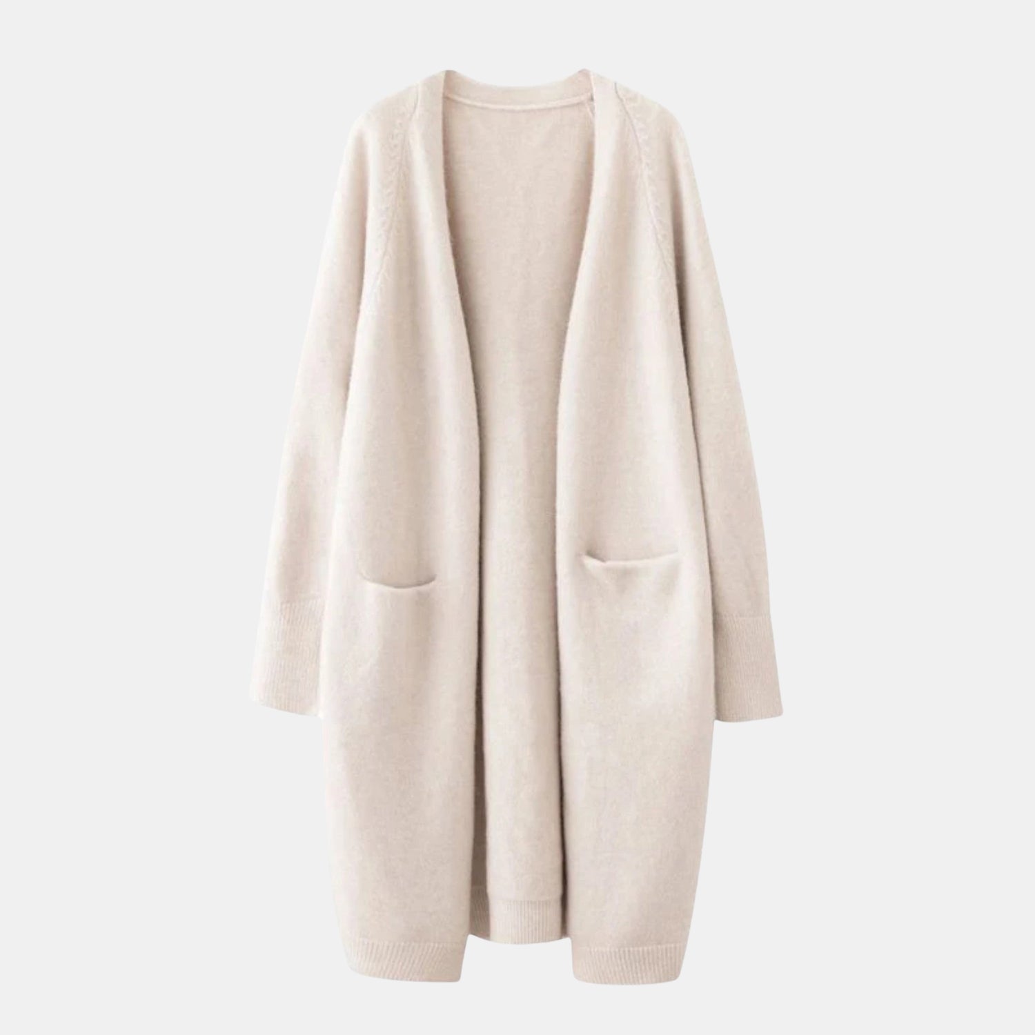 Damen Grobstrick-Strickjacke mit V-Ausschnitt – Warmer Kuschel-Cardigan für Herbst & Winter von Orren & Valé 