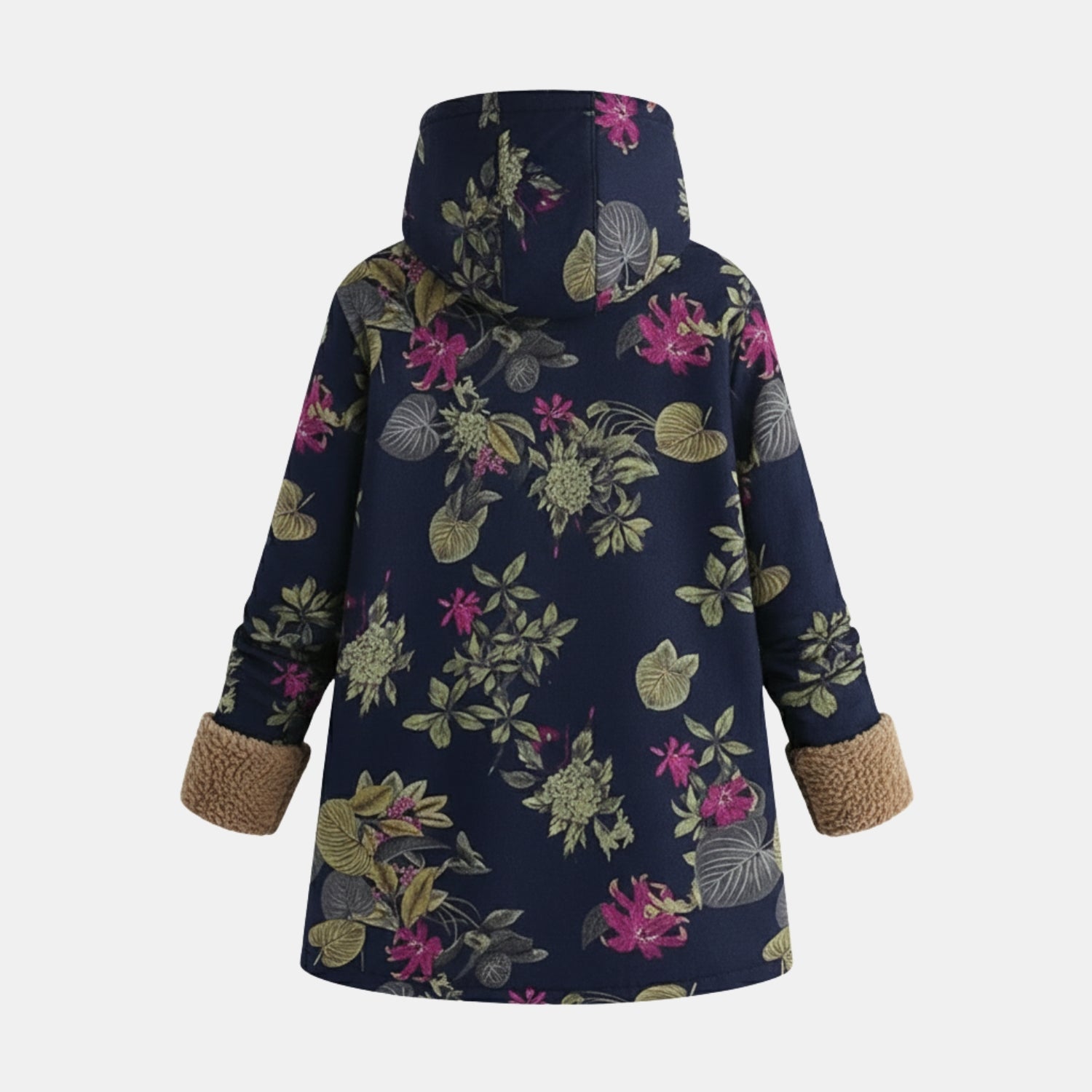 Damen Patchwork-Kapuzenjacke – Kuschelige Freizeitjacke für Alltag & Outdoor von Orren & Valé