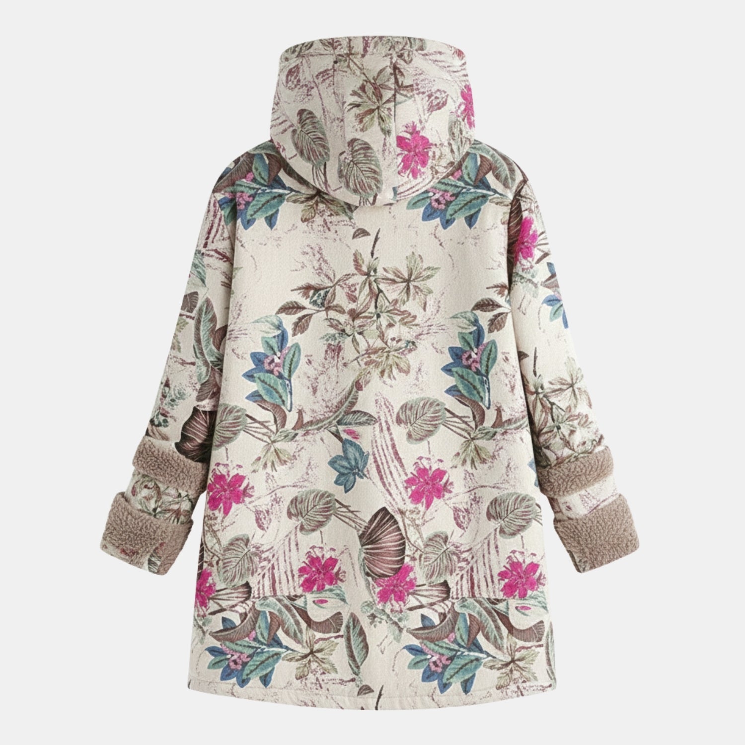 Damen Patchwork-Kapuzenjacke – Kuschelige Freizeitjacke für Alltag & Outdoor von Orren & Valé