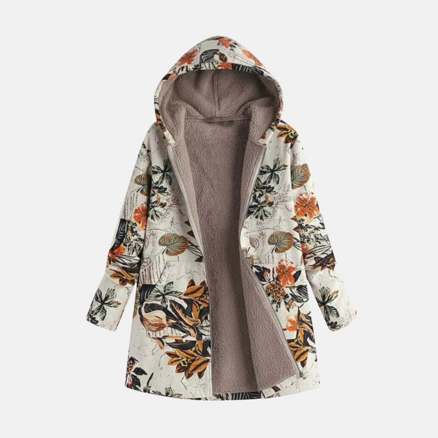 Damen Patchwork-Kapuzenjacke – Kuschelige Freizeitjacke für Alltag & Outdoor von Orren & Valé