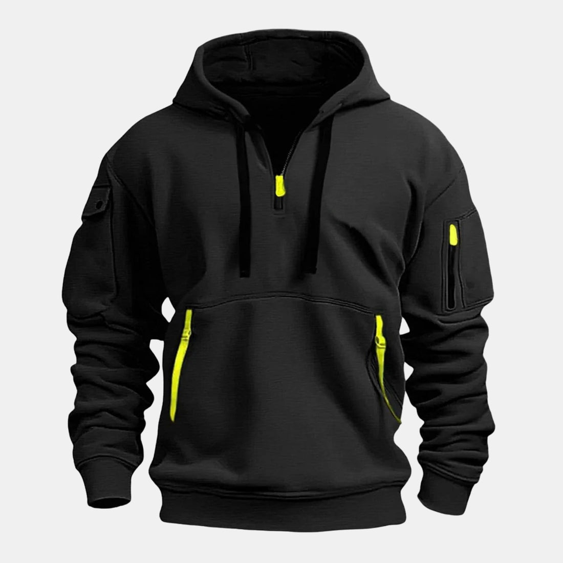 Kuscheliger Halbzip-Hoodie – Lässiger Kapuzenpullover mit Halbreißverschluss von Orren & Valé