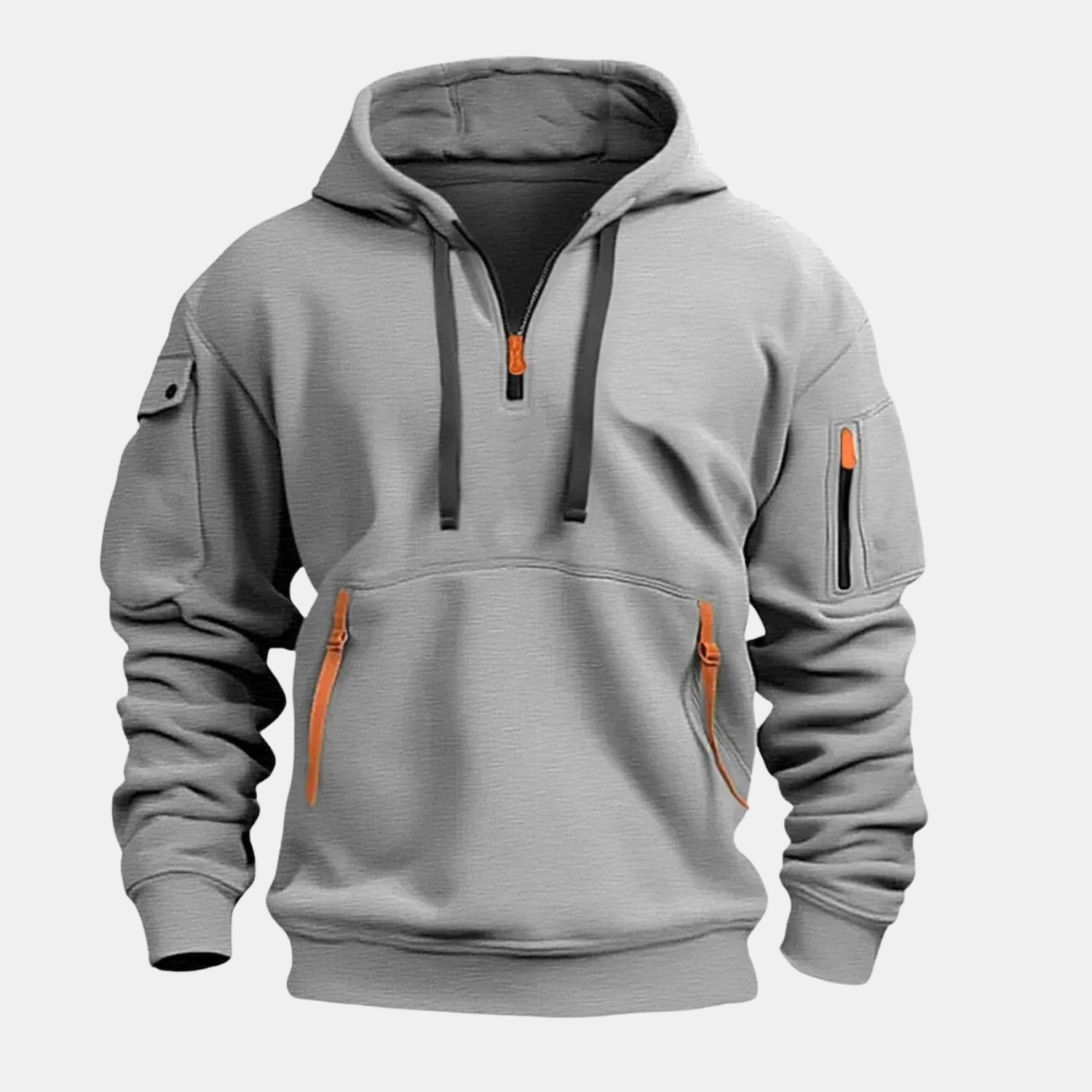 Kuscheliger Halbzip-Hoodie – Lässiger Kapuzenpullover mit Halbreißverschluss von Orren & Valé