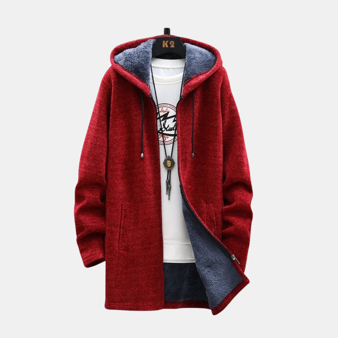 Damen Langer Woll-Wintermantel – Warmer Eleganz-Mantel für kalte Tage von Orren & Valé