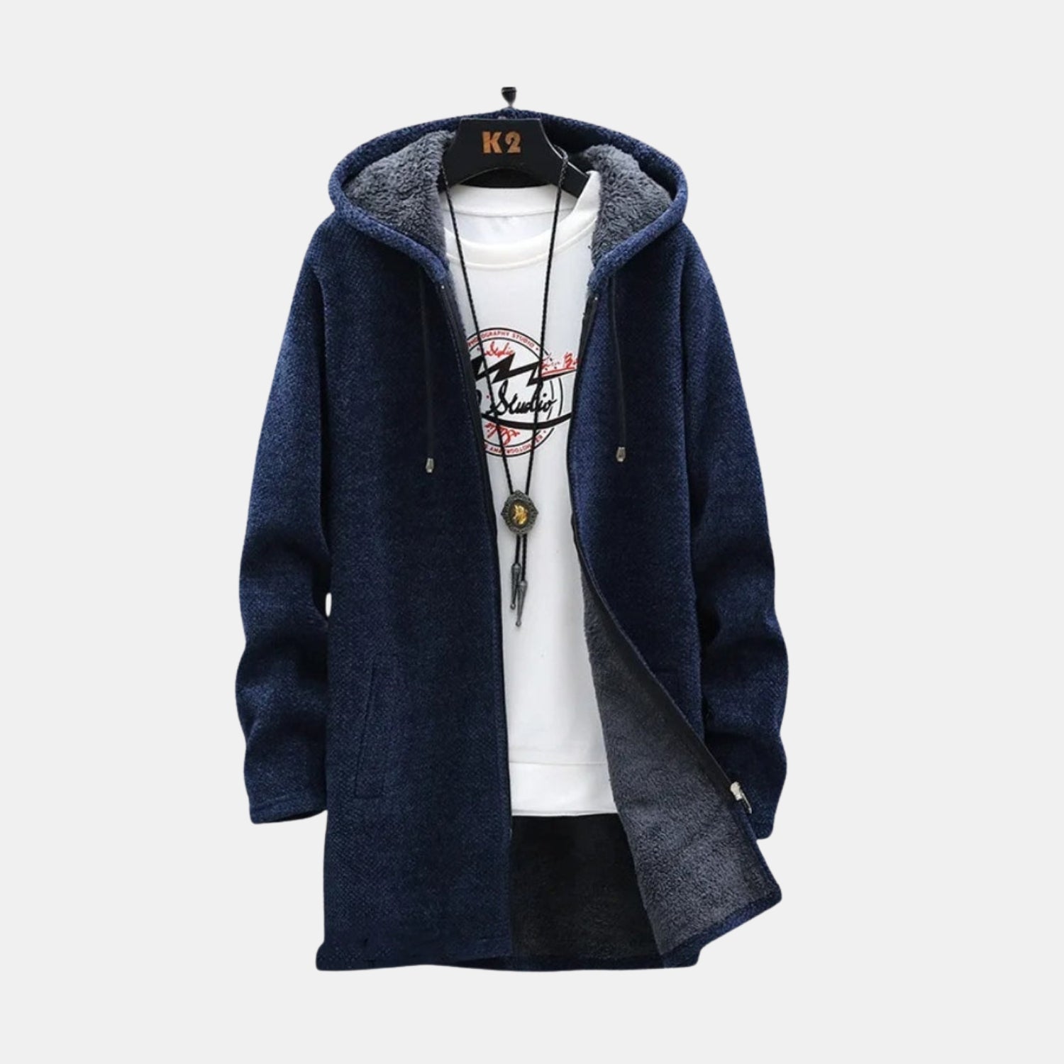 Damen Langer Woll-Wintermantel – Warmer Eleganz-Mantel für kalte Tage von Orren & Valé