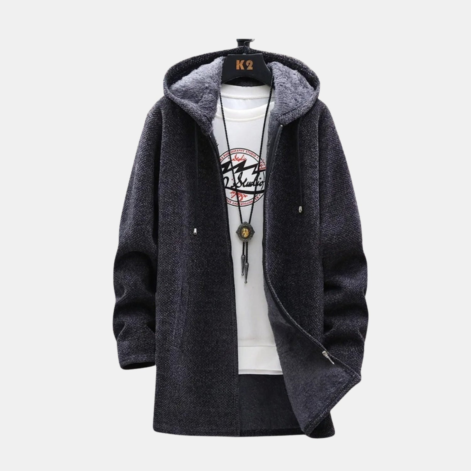 Damen Langer Woll-Wintermantel – Warmer Eleganz-Mantel für kalte Tage von Orren & Valé