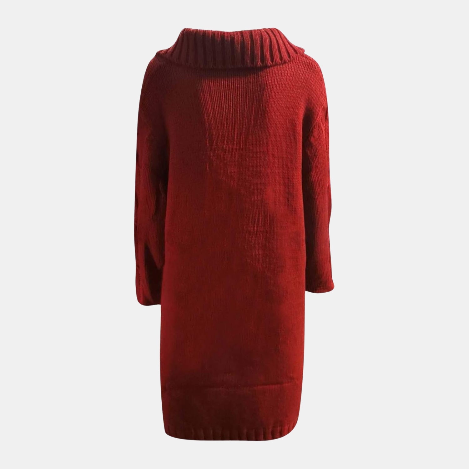 Damen Oversize-Strickjacke mit Zopfmuster – Langer Cardigan mit Knöpfen von Orren & Valé
