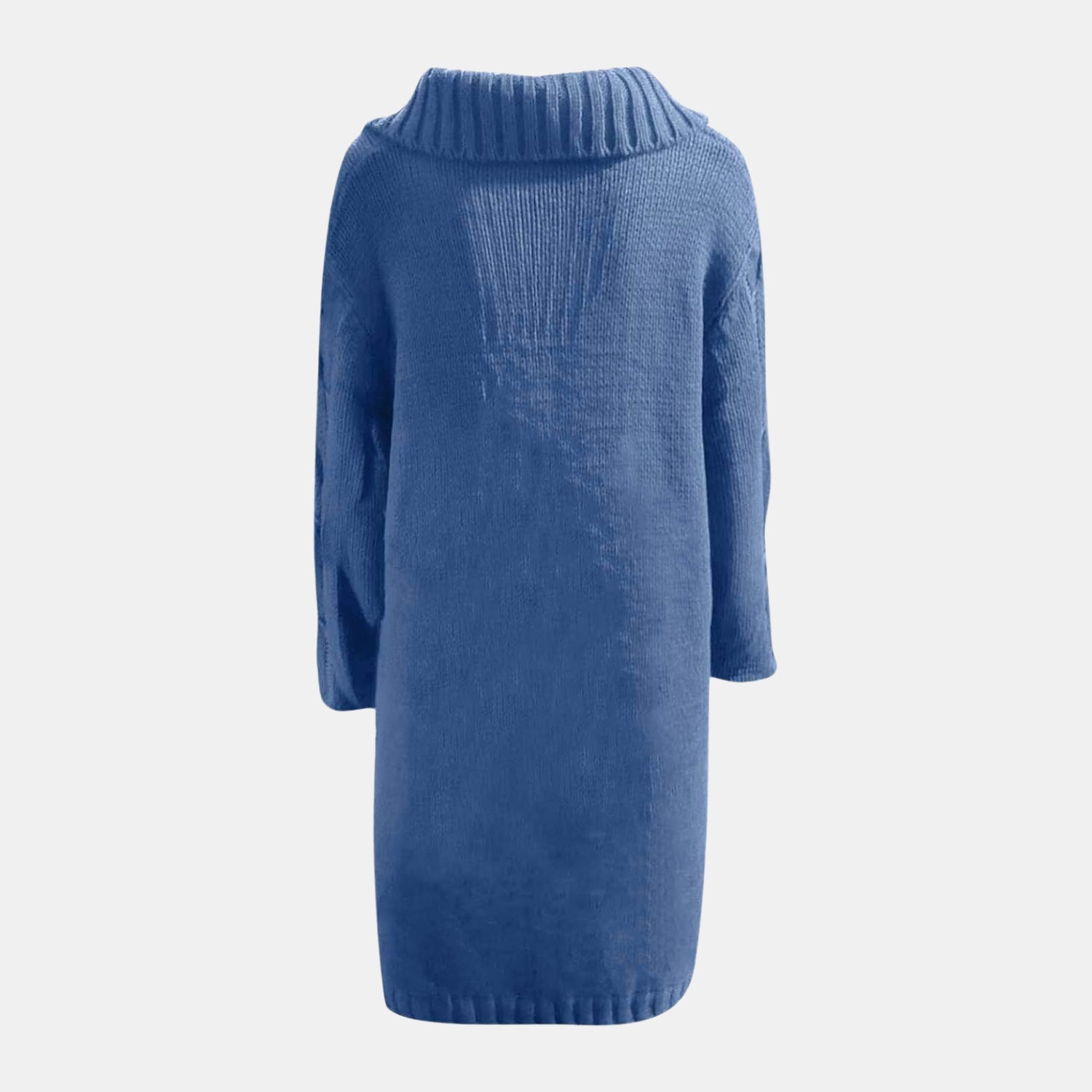 Damen Oversize-Strickjacke mit Zopfmuster – Langer Cardigan mit Knöpfen von Orren & Valé