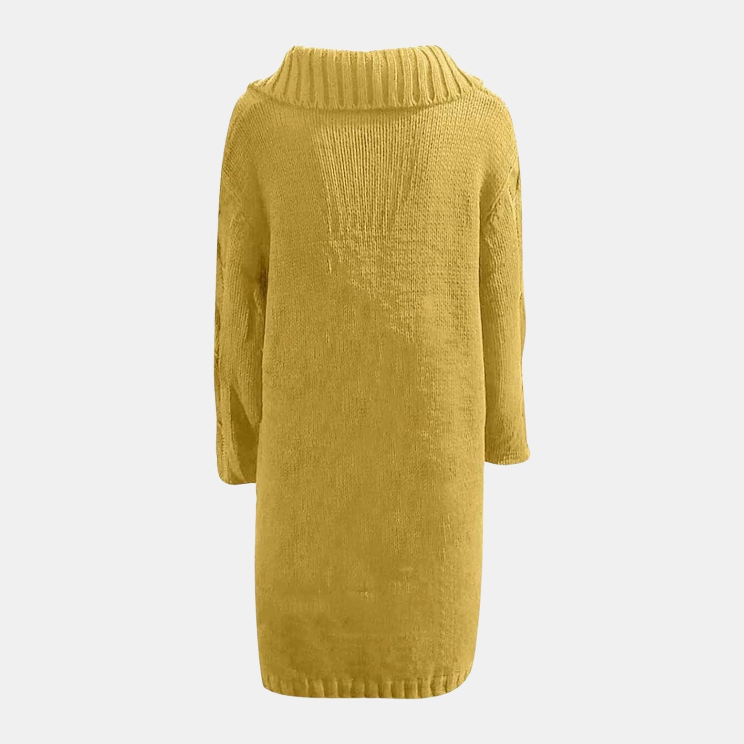 Damen Oversize-Strickjacke mit Zopfmuster – Langer Cardigan mit Knöpfen von Orren & Valé