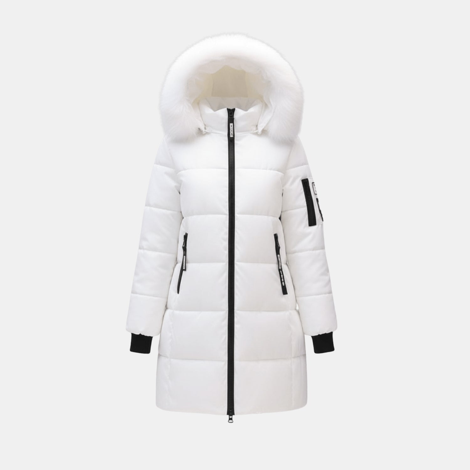 Damen Stepp-Winterparka mit Kunstfellkragen – Gefütterte Isolierjacke für Kalte Tage von Orren & Valé