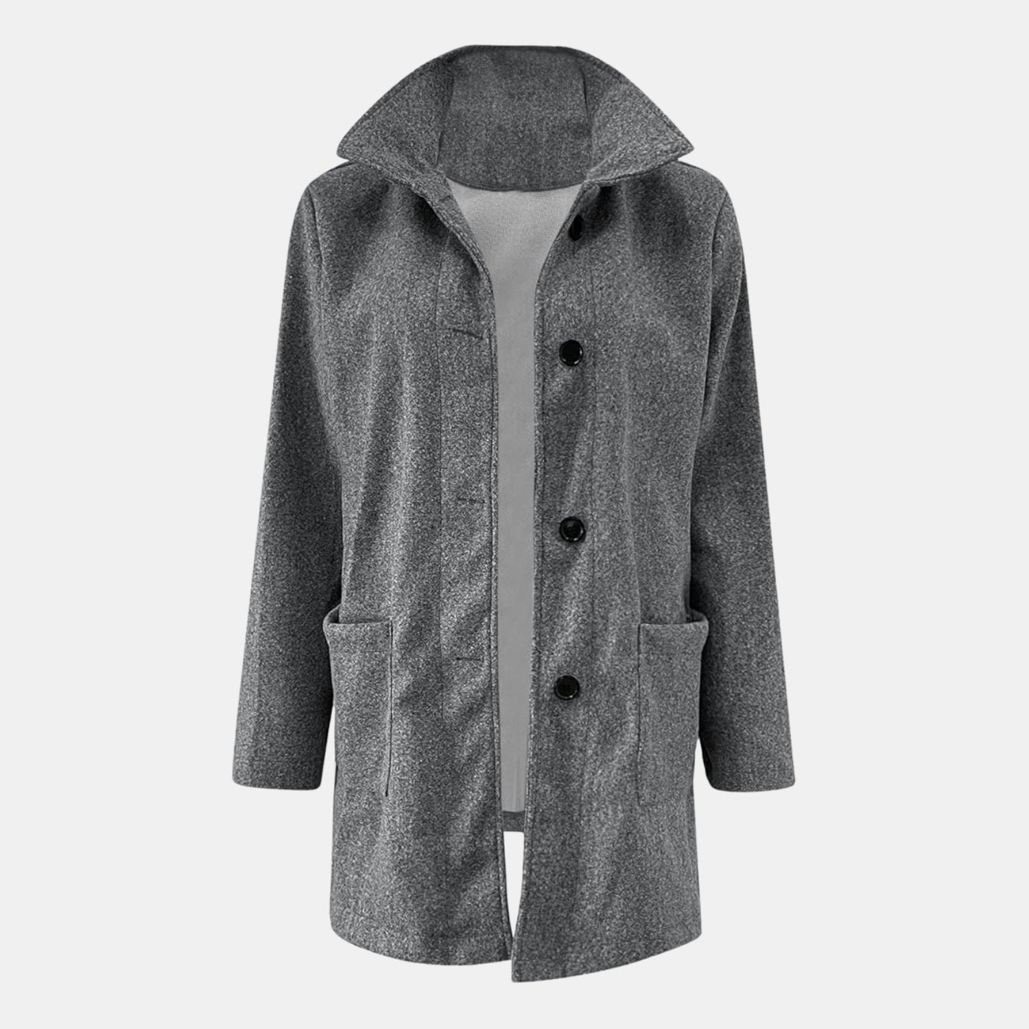 Damen Winterjacke Lang – Wärmender Wintermantel mit Knöpfen & Praktischen Taschen von Orren & Valé