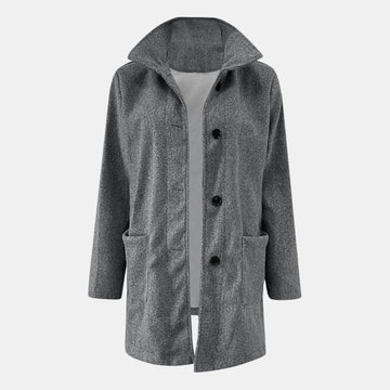 Damen Winterjacke Lang – Wärmender Wintermantel mit Knöpfen & Praktischen Taschen von Orren & Valé