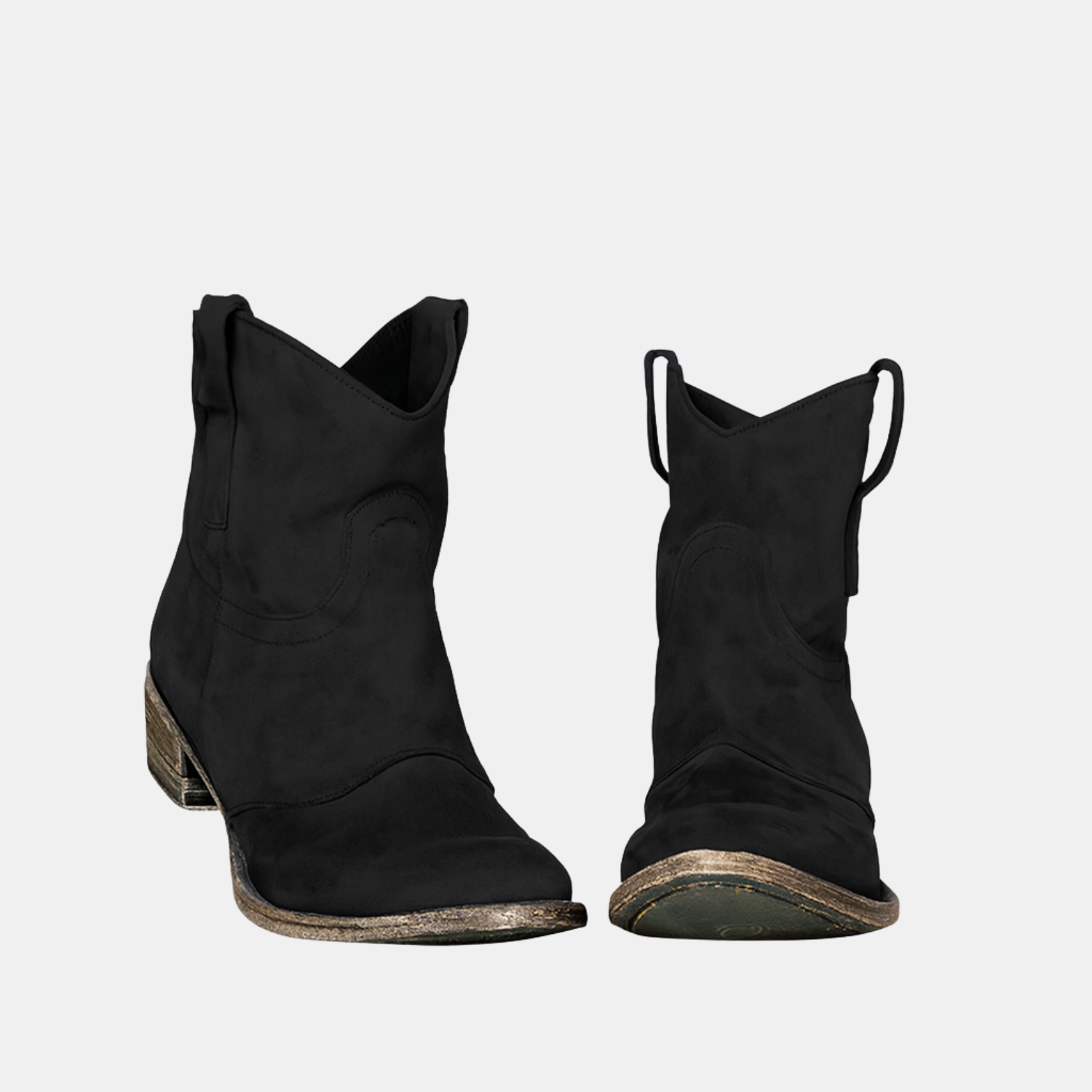 Damen, Western, Stiefeletten, Vintage-Look, Ankle Boots, Blockabsatz, bequem von Orren & Valé