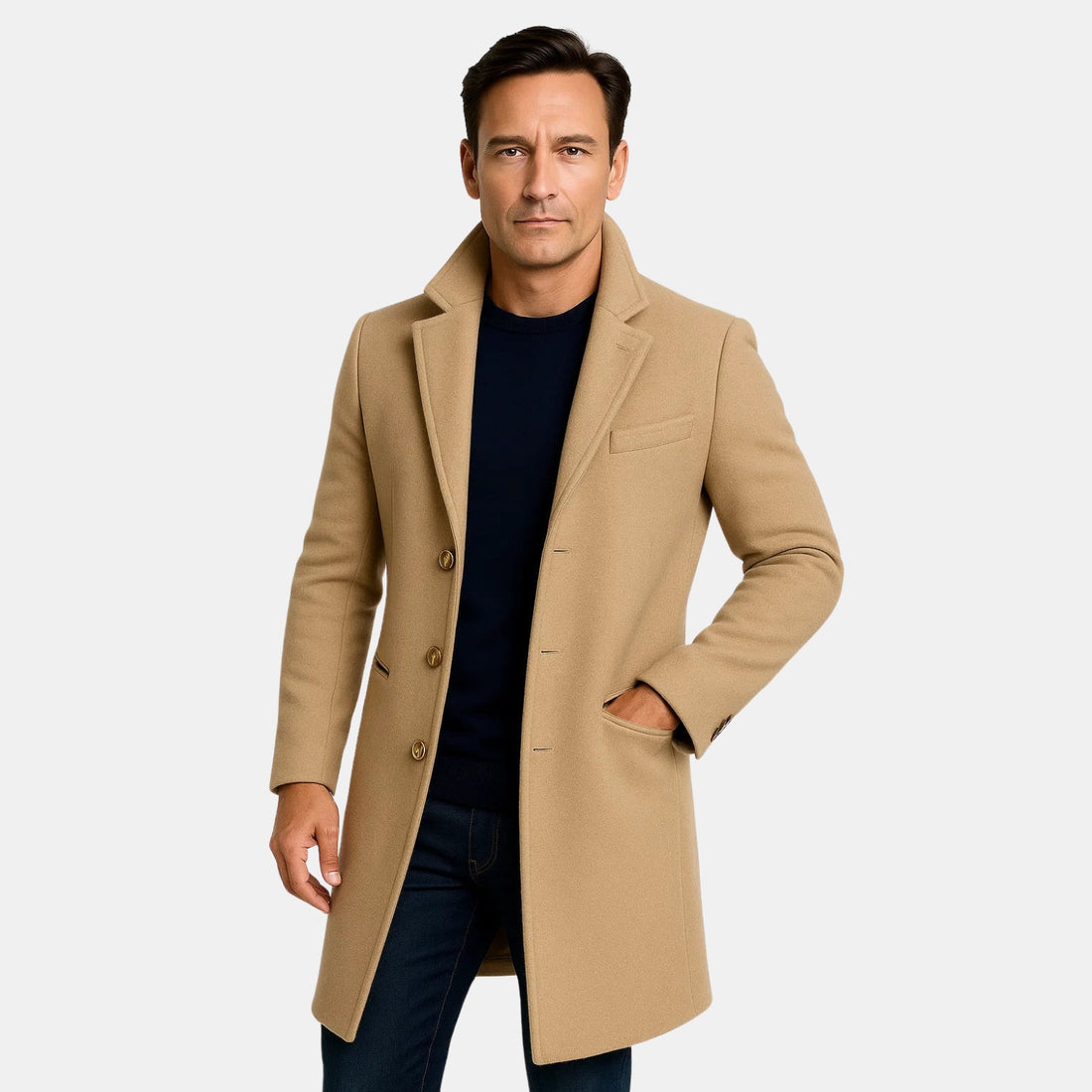 Eleganter Klassischer Trenchcoat – Zeitloser Übergangsmantel für Damen & Herren im Alltag & Büro von Orren & Valé