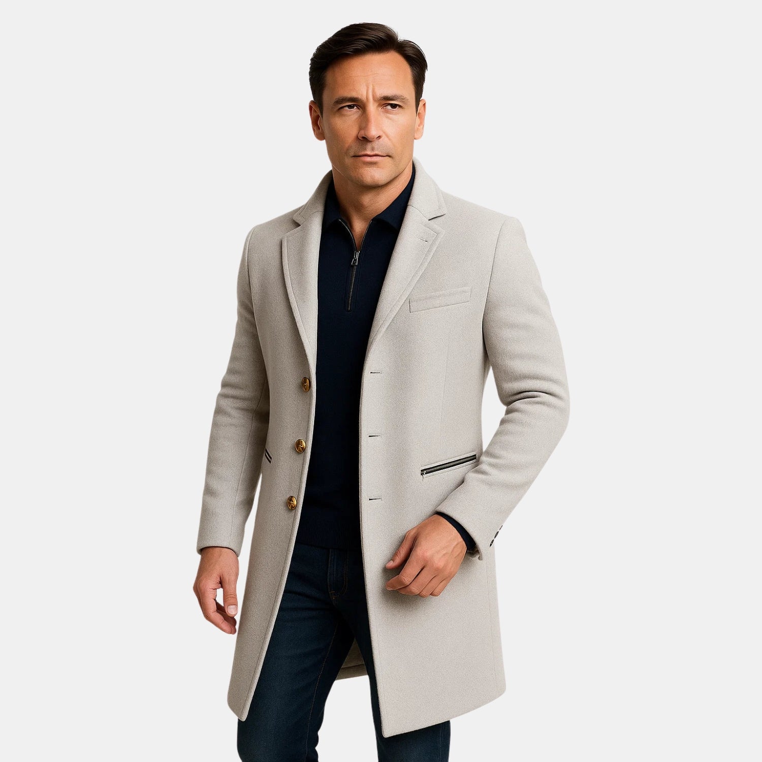 Eleganter Klassischer Trenchcoat – Zeitloser Übergangsmantel für Damen & Herren im Alltag & Büro von Orren & Valé