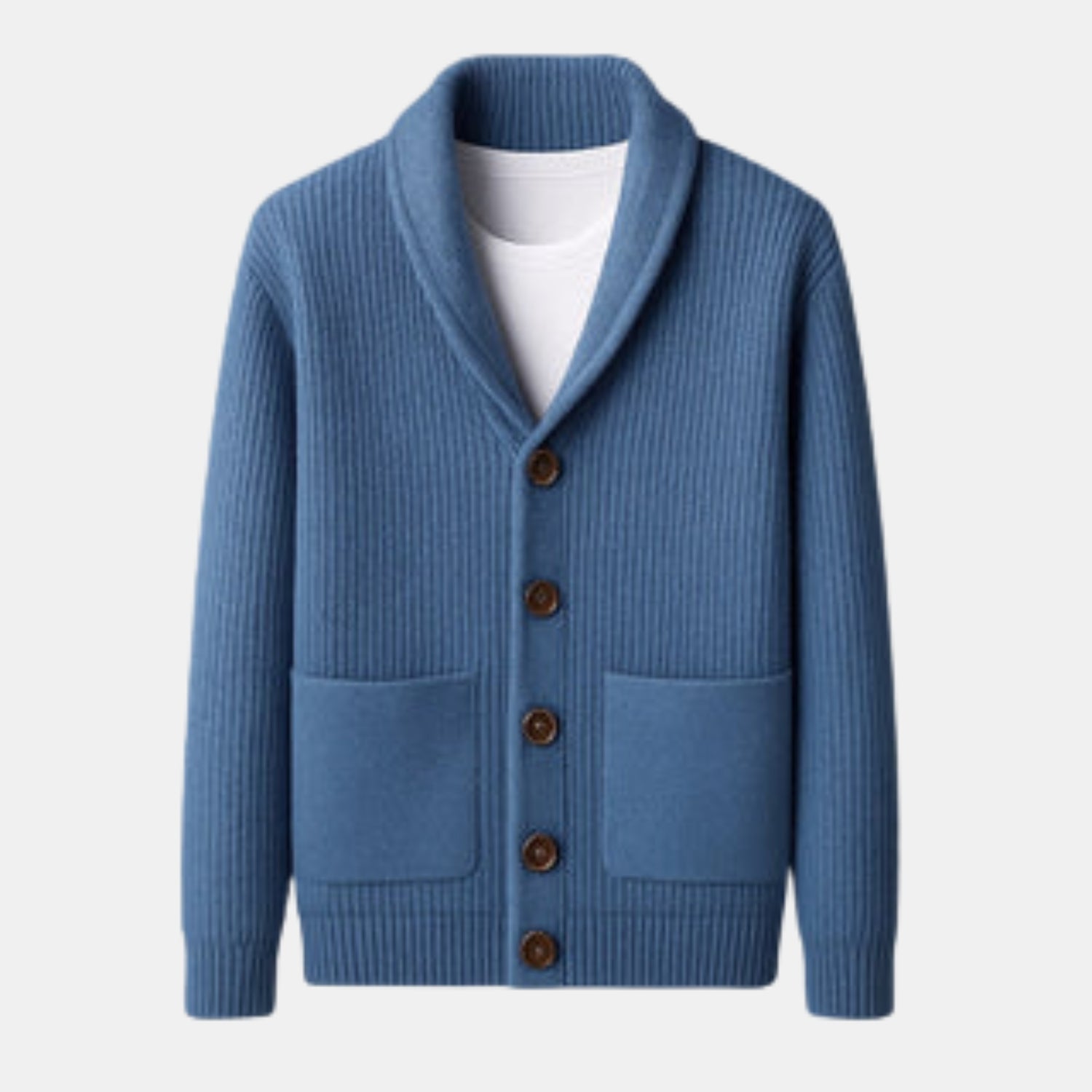 Herren Strickjacke Cardigan mit Schalkragen von Orren & Valé 