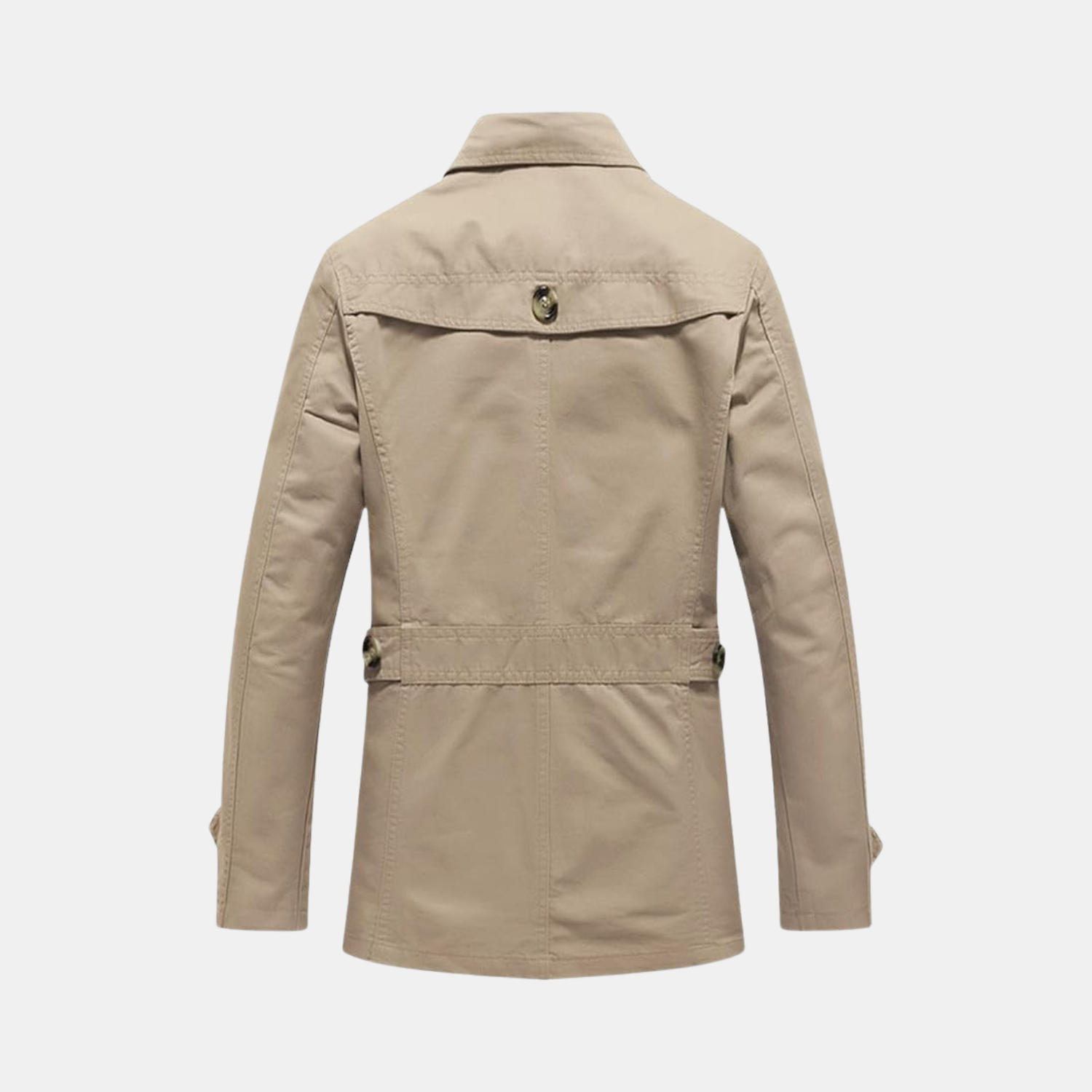 Herren Trenchcoat Klassisch – Leichter Übergangsmantel mit Gürtel & Doppelreiher von Orren & Valé