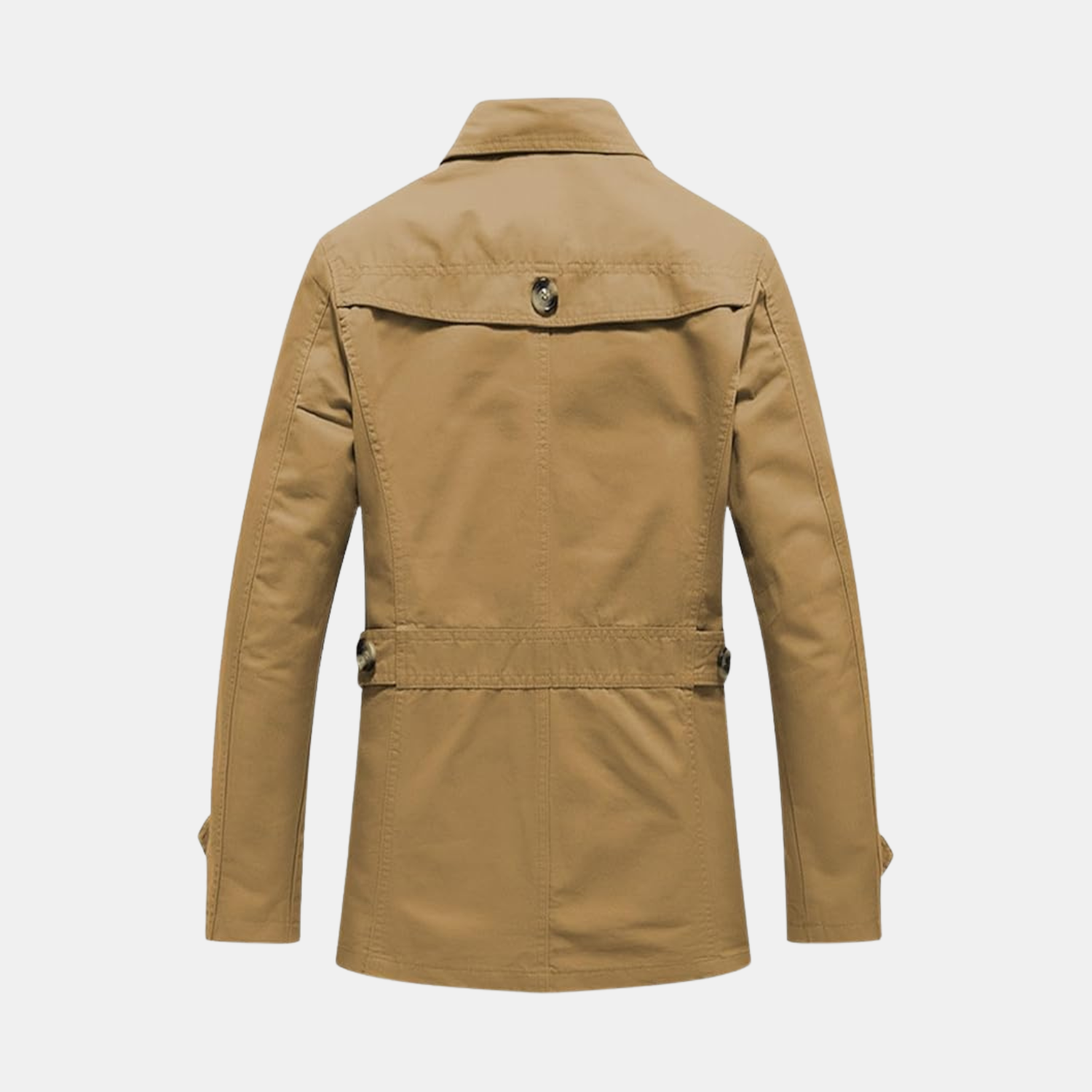 Herren Trenchcoat Klassisch – Leichter Übergangsmantel mit Gürtel & Doppelreiher von Orren & Valé