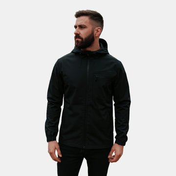 Herren Vortex-Funktionsmantel – Winddichte Wasserdichte Biker-Jacke für jedes Wetter von Orren & Valé 