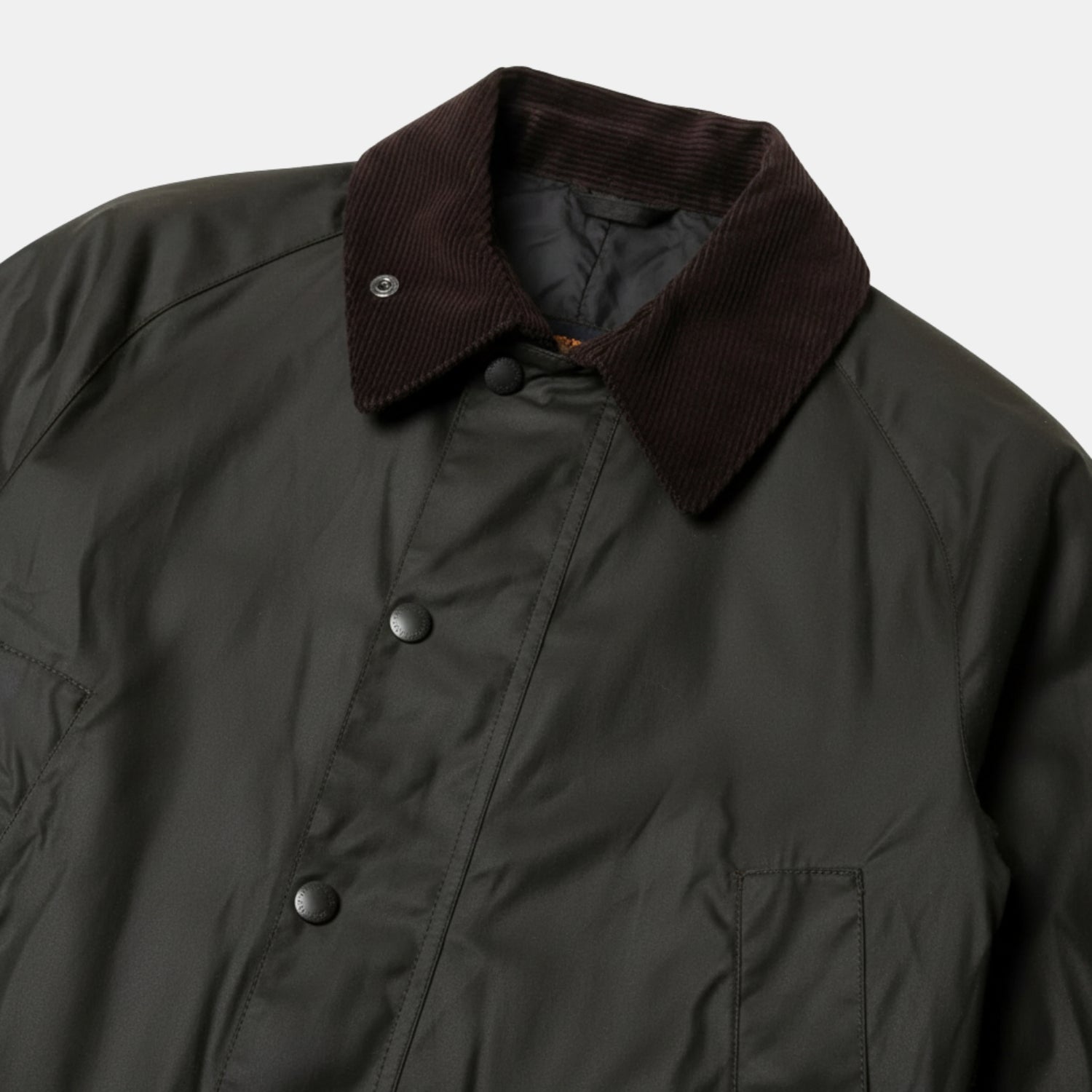 Herren Wachs-Fieldjacke – Klassische Outdoorjacke mit Cordkragen von Orren & Valé 