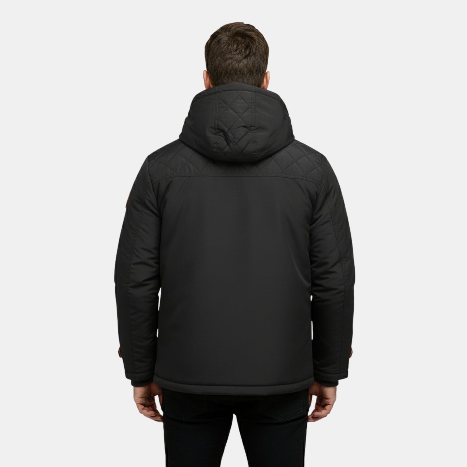 Herren Wasserdichter Thermo-Wintermantel – Vielseitig Gefütterte Outdoorjacke mit Kapuze