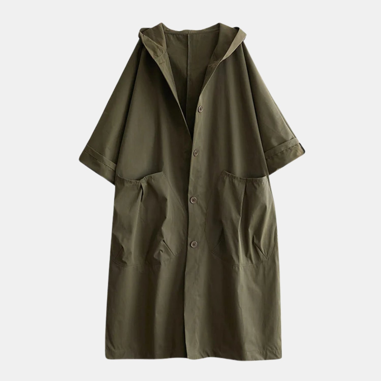 Langer Wasserdichter Regenmantel – Winddichte Langjacke für Outdoor & Alltag - Orren & Valé