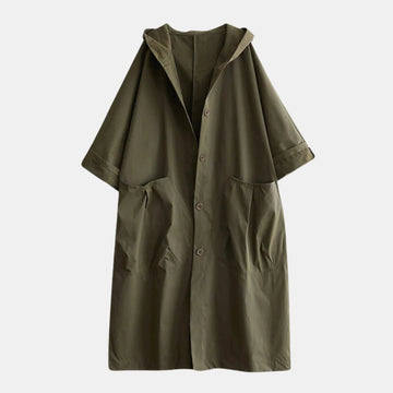 Langer Wasserdichter Regenmantel – Winddichte Langjacke für Outdoor & Alltag - Orren & Valé