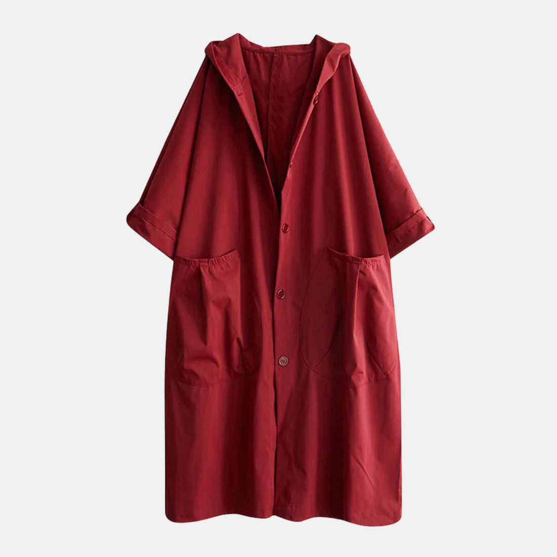 Langer Wasserdichter Regenmantel – Winddichte Langjacke für Outdoor & Alltag - Orren & Valé