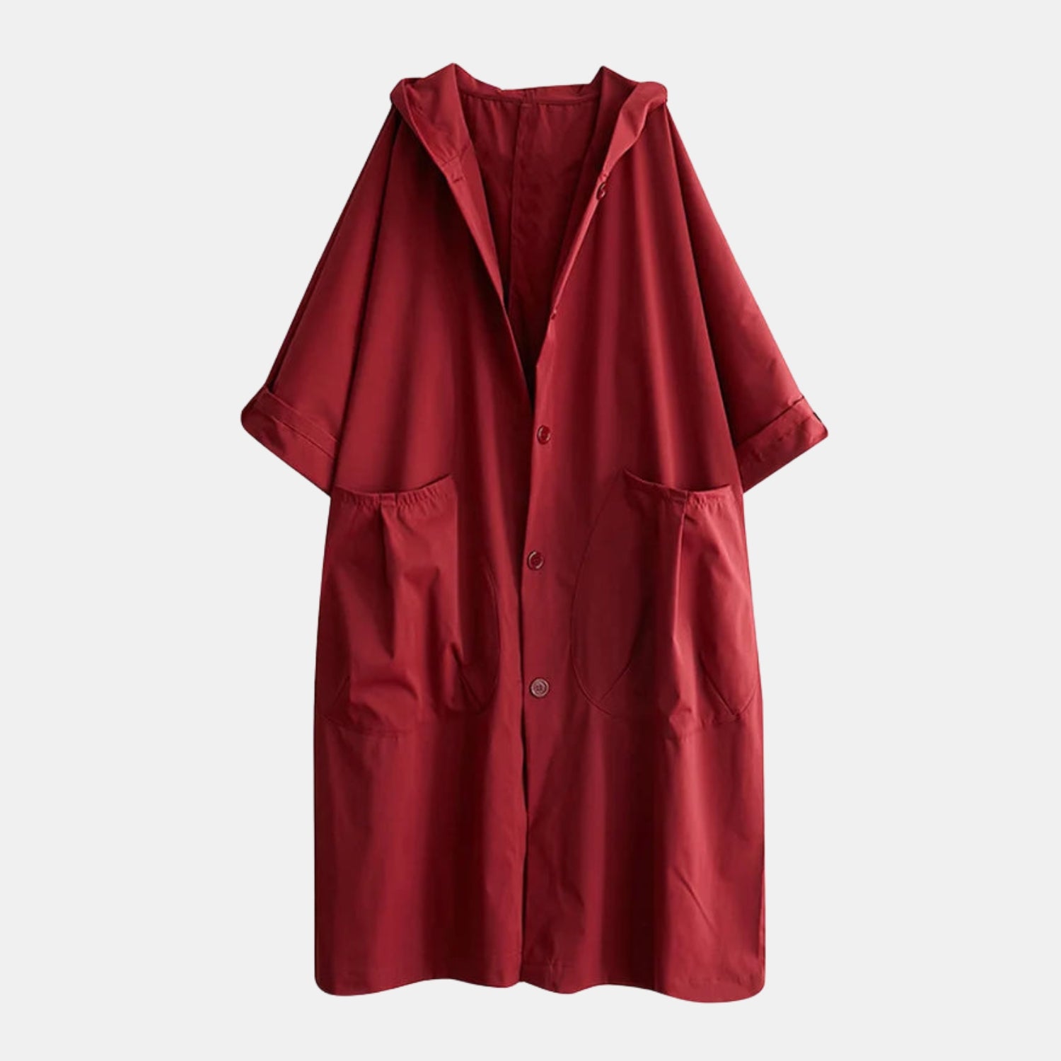 Langer Wasserdichter Regenmantel – Winddichte Langjacke für Outdoor & Alltag - Orren & Valé