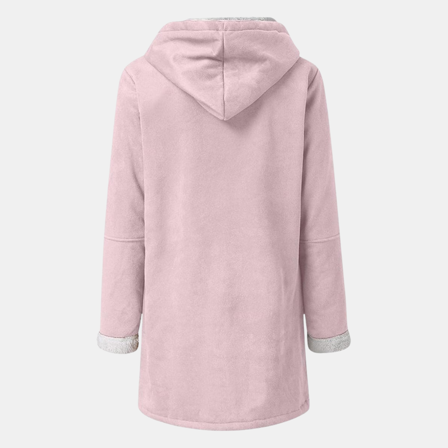 Premium Kapuzenjacke aus Fleece im Wildleder-Look von Orren & Valé