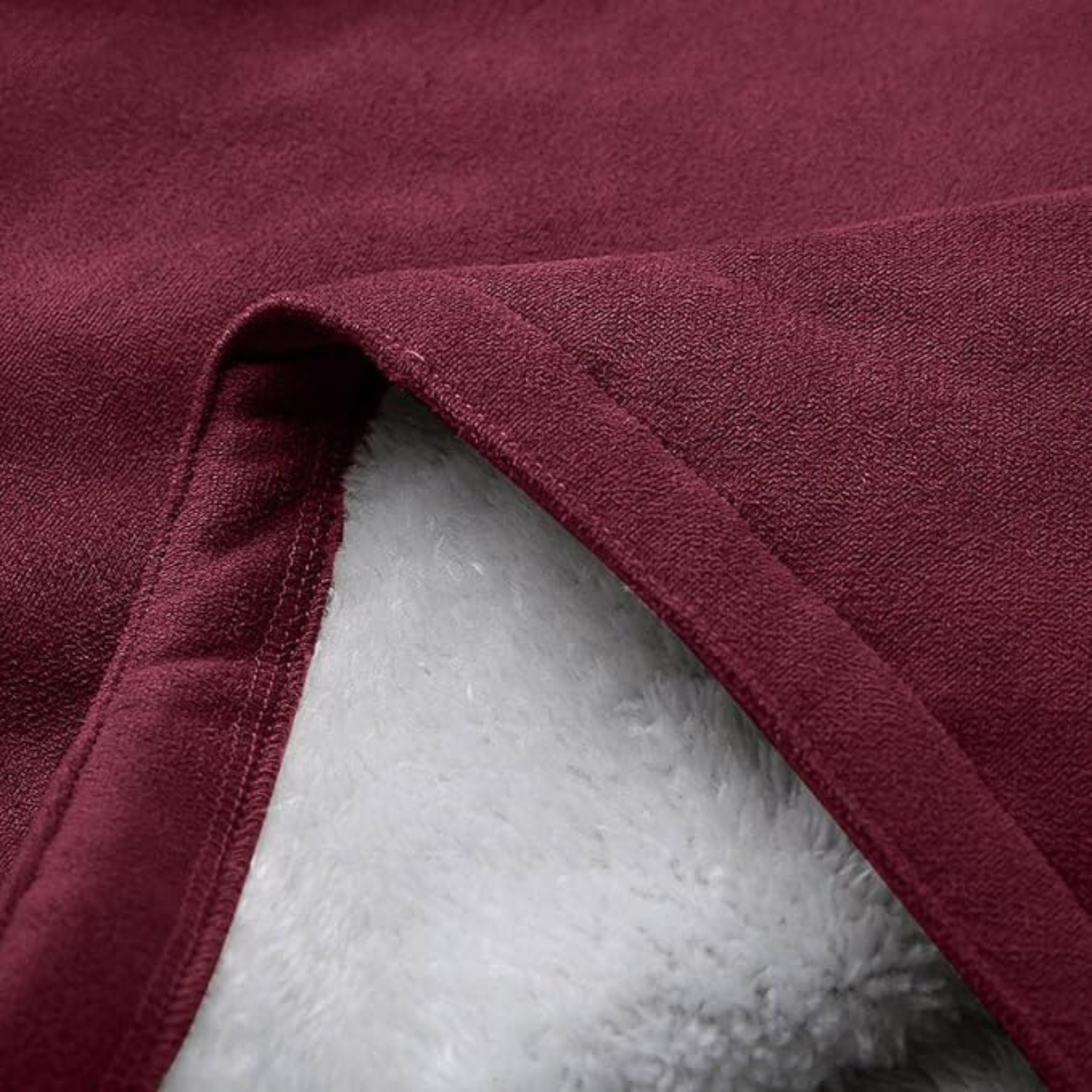 Premium Kapuzenjacke aus Fleece im Wildleder-Look von Orren & Valé