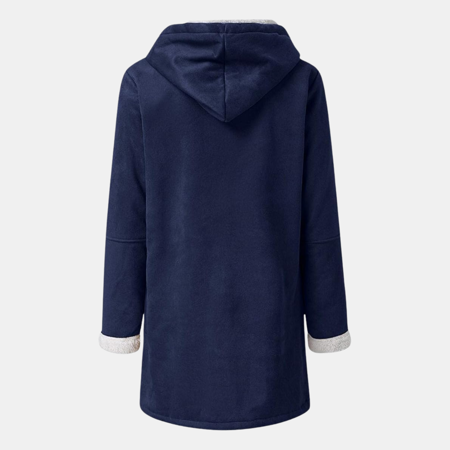 Premium Kapuzenjacke aus Fleece im Wildleder-Look von Orren & Valé