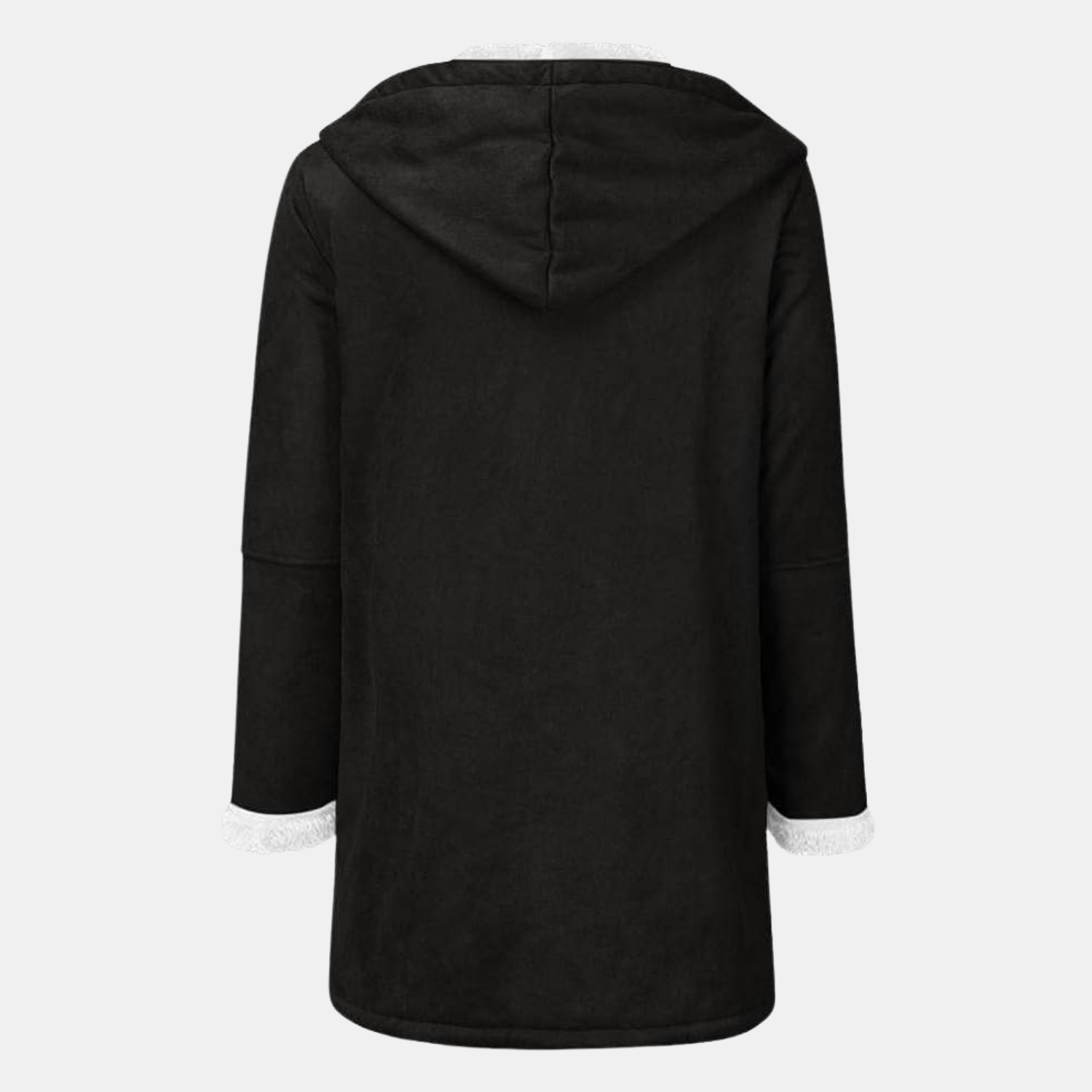 Premium Kapuzenjacke aus Fleece im Wildleder-Look von Orren & Valé