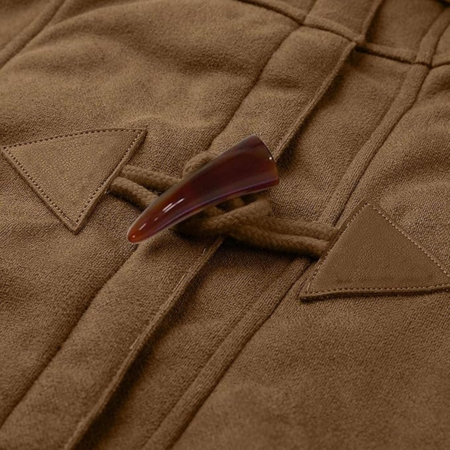 Premium Kapuzenjacke aus Fleece im Wildleder-Look von Orren & Valé