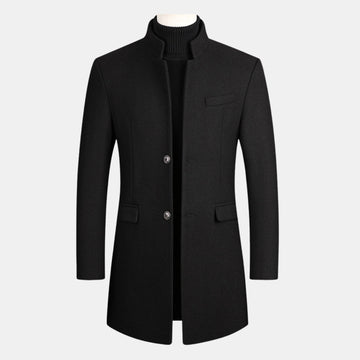 Warmer Herren Wintermantel | lang mit Knöpfen von Orren & Valé