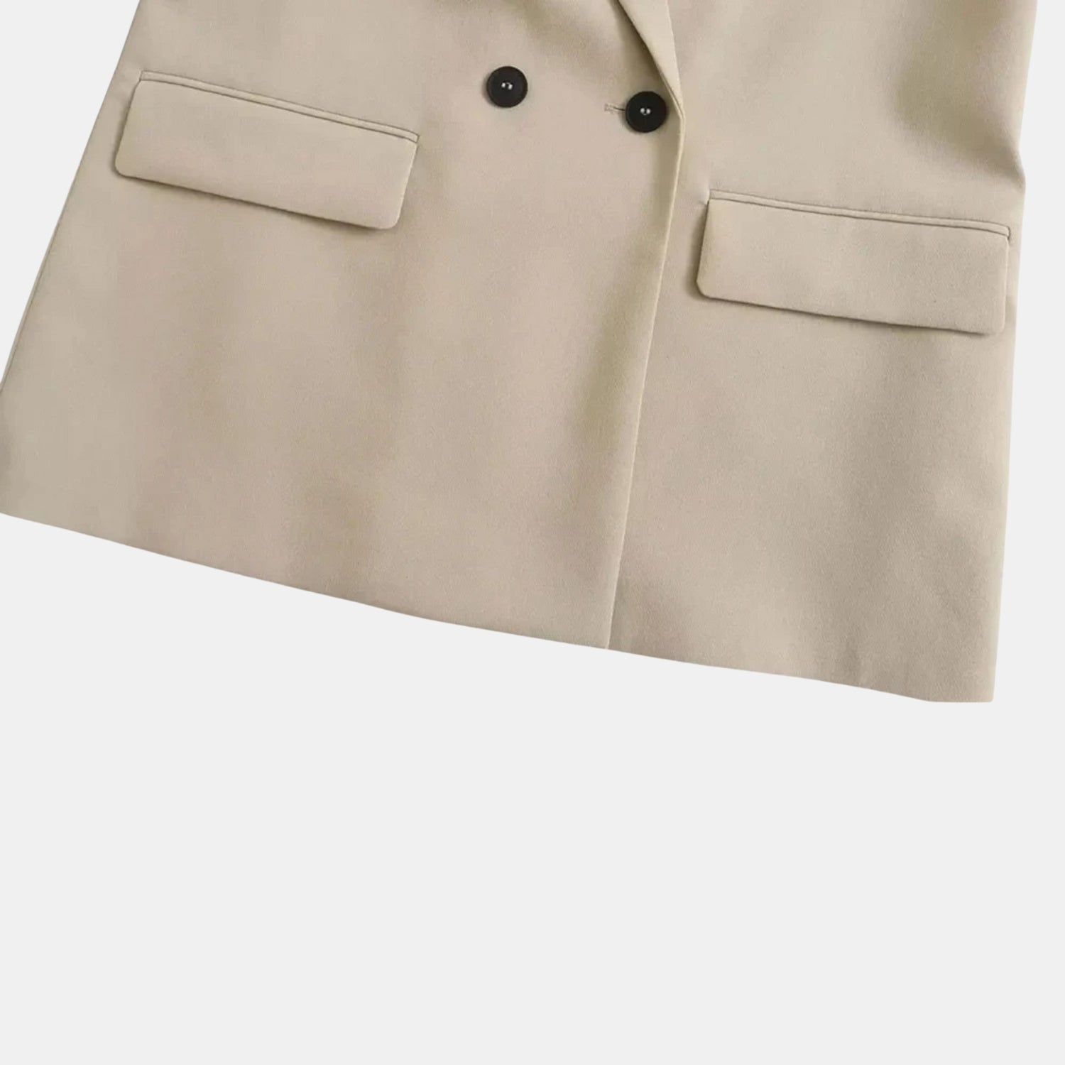 Damen Doppelreihiger Vintage-Blazer – Eleganter Taillierter Blazer für Büro & Alltag