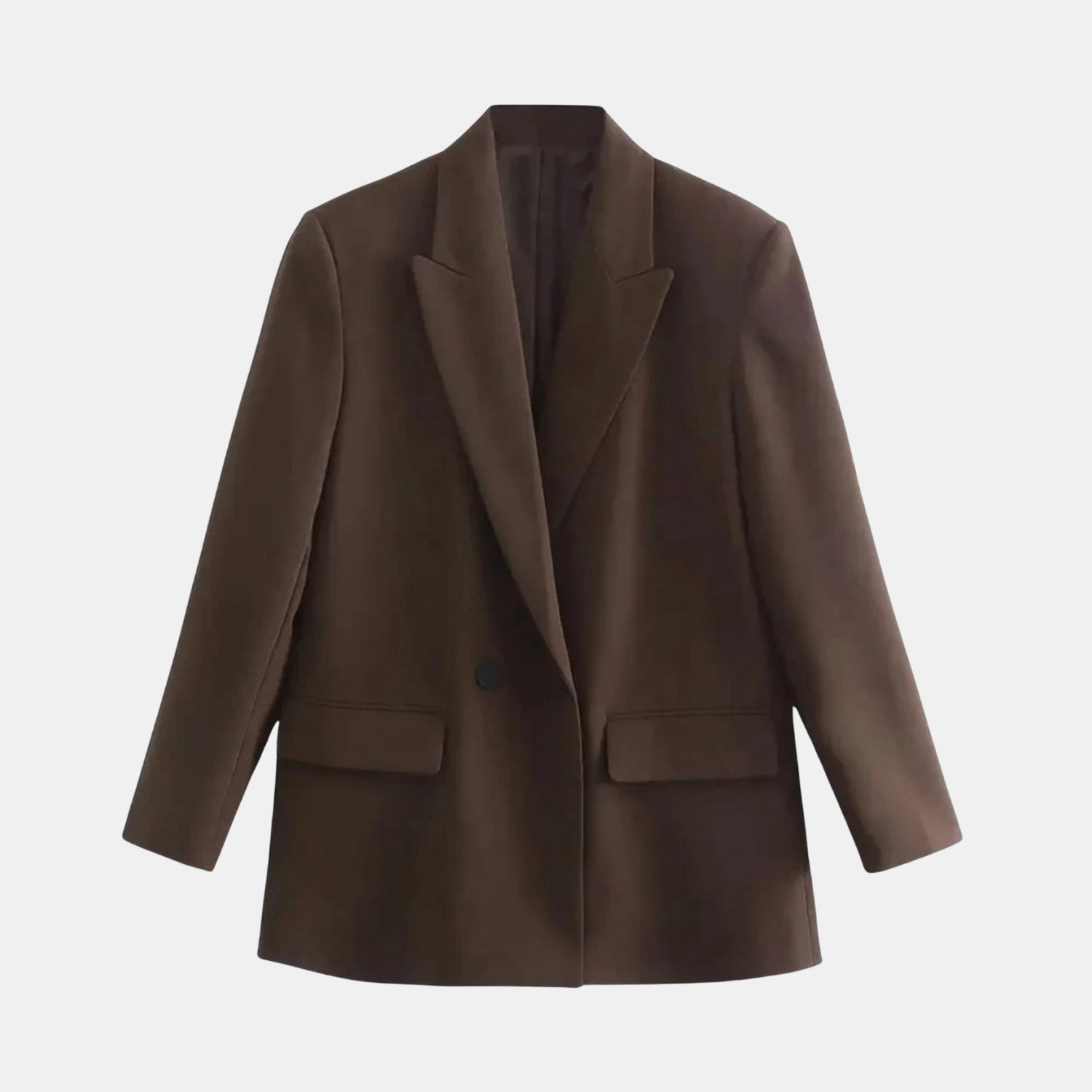 Damen Doppelreihiger Vintage-Blazer – Eleganter Taillierter Blazer für Büro & Alltag