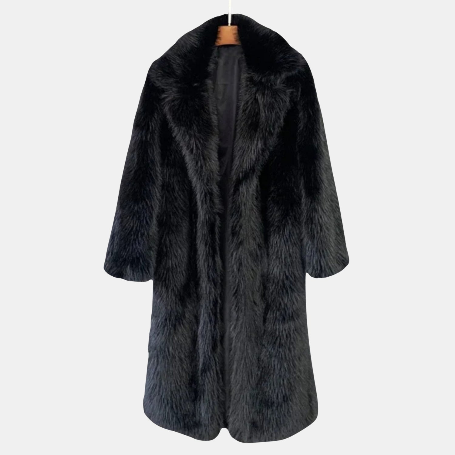 Damen Langer Kunstfell-Wintermantel – Flauschiger Imitat-Pelzmantel als Eleganter Übermantel für kalte Tage von Orren & Valé 