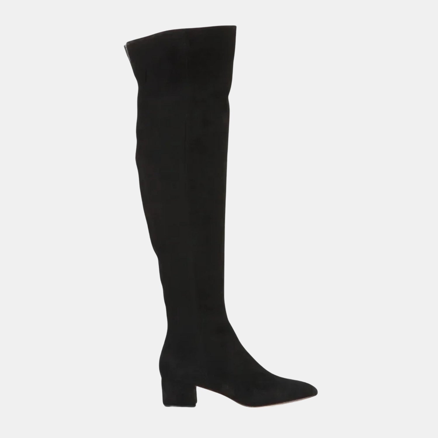 Damen Overknee-Winterstiefel aus Synthetik-Veloursleder von Orren & Valé 