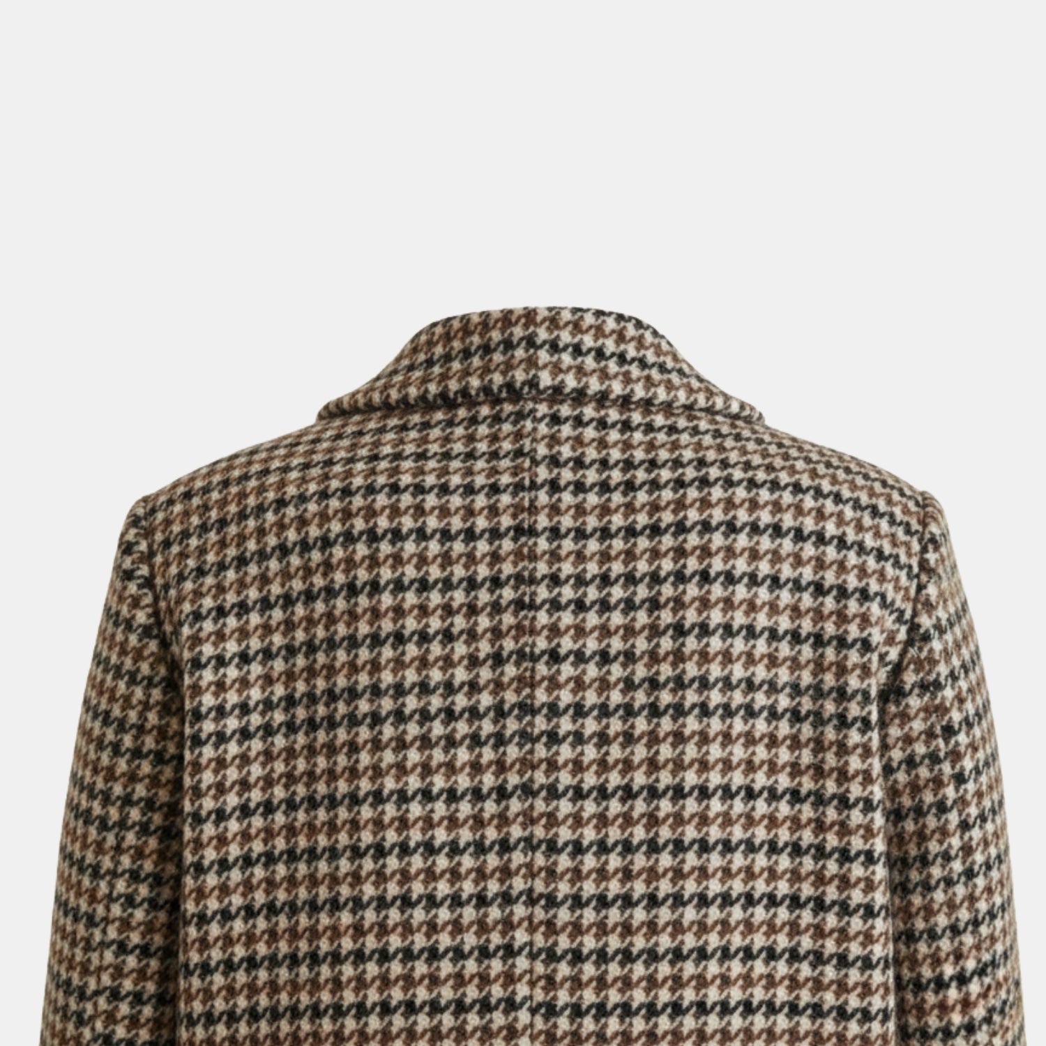 Damen Oversize-Blazer im Hahnentritt – Wollmix, Doppelreiher, Vintage-Look von Orren & Valé 