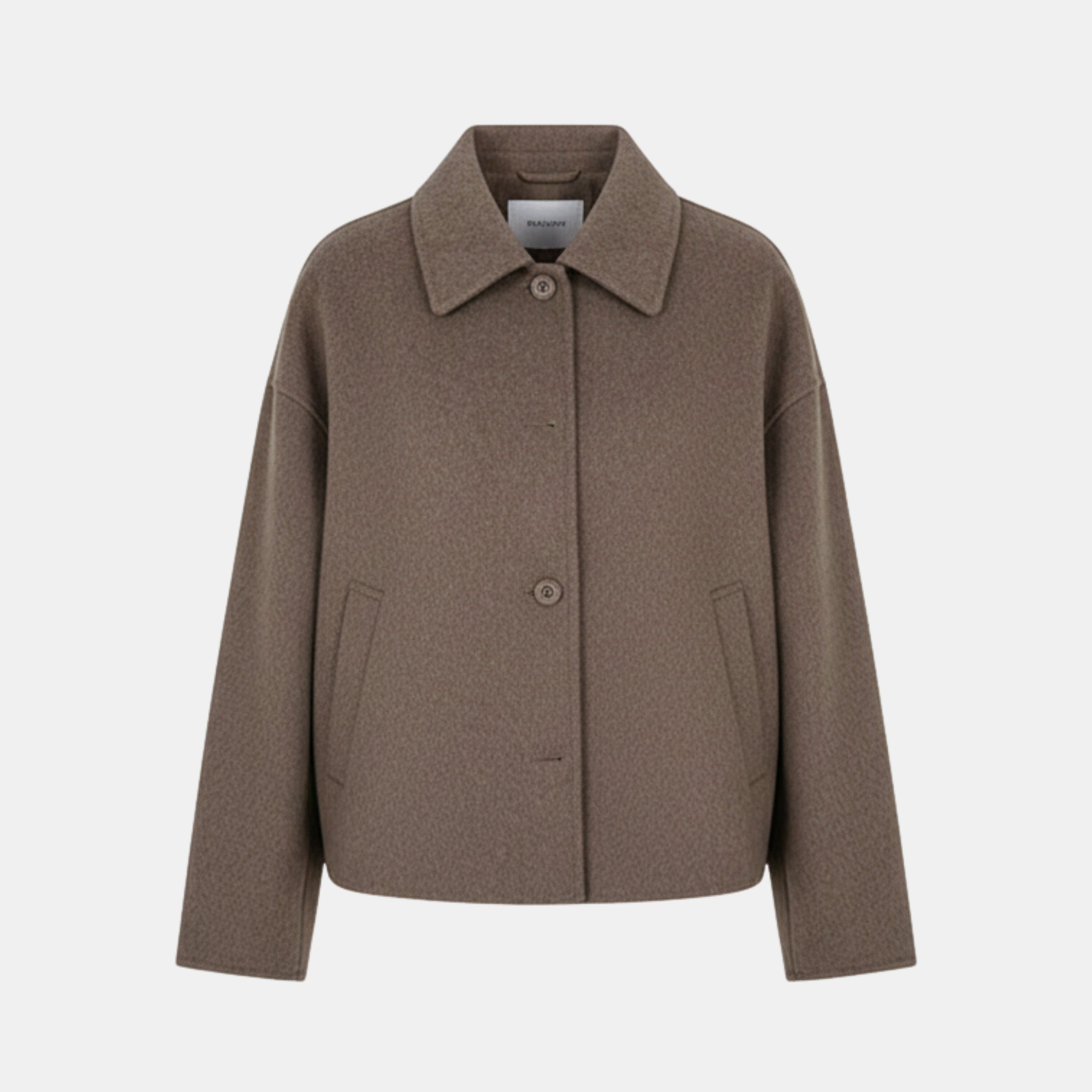 Damen Oversize Wollmix-Jacke – Warme Übergangsjacke im Relaxed Fit