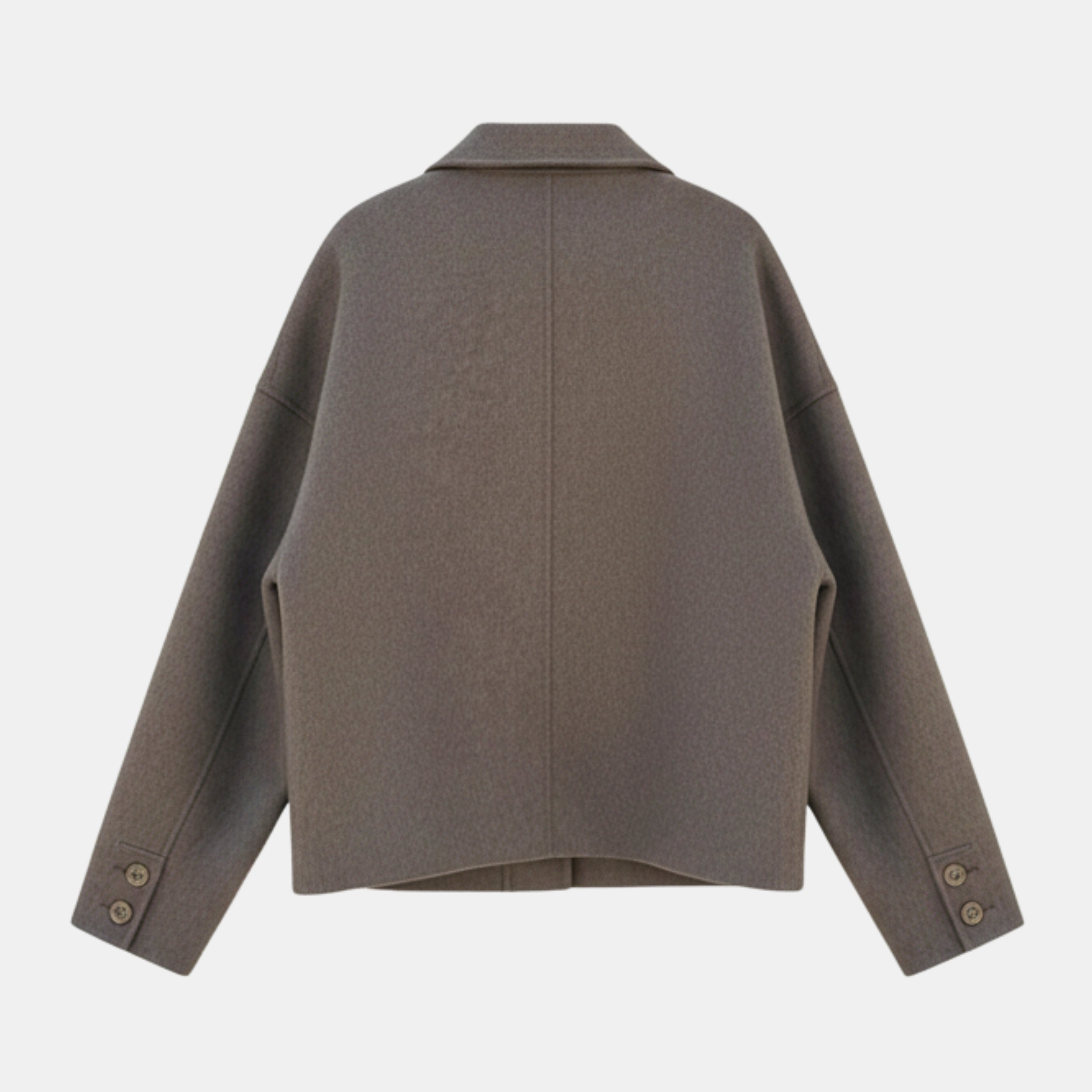 Damen Oversize Wollmix-Jacke – Warme Übergangsjacke im Relaxed Fit