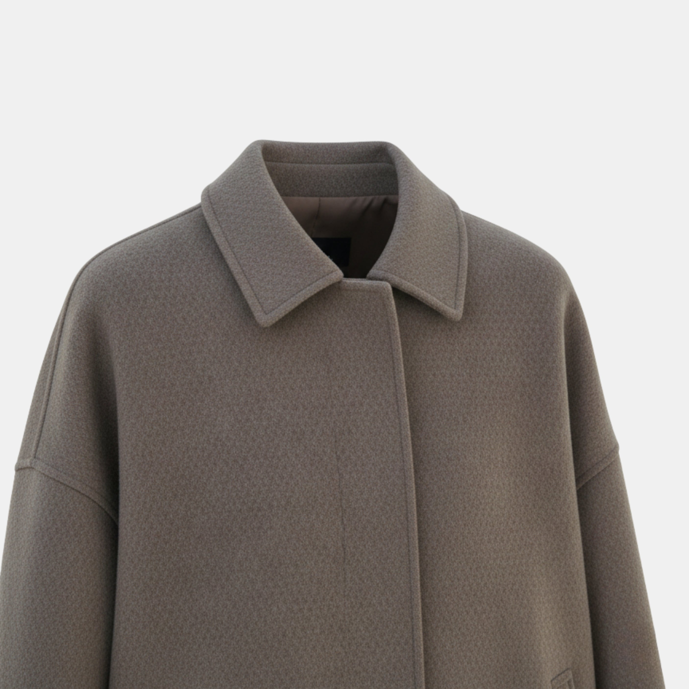 Damen Oversize Wollmix-Jacke – Warme Übergangsjacke im Relaxed Fit