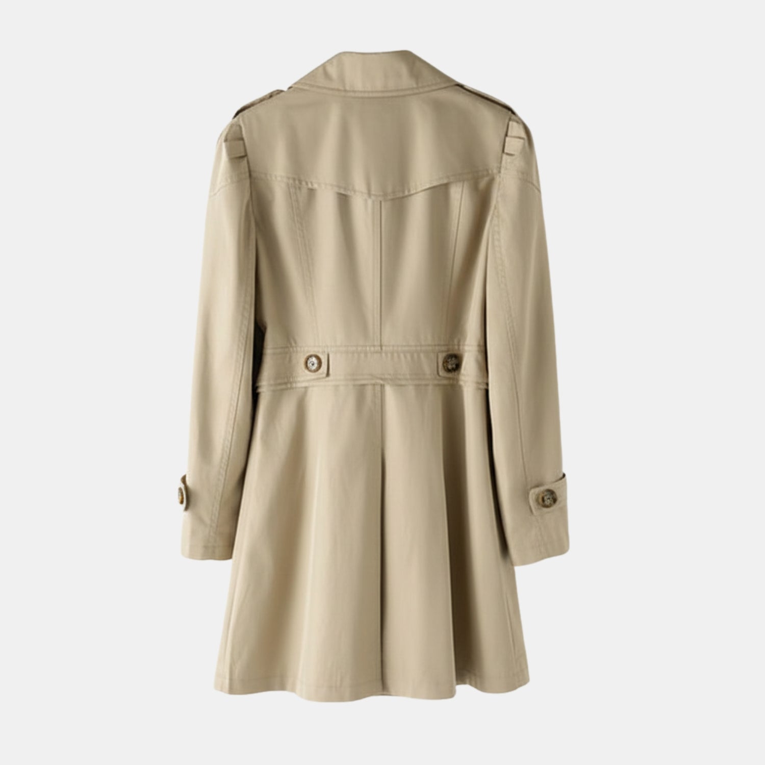 Damen Trenchcoat in A-Linie – Eleganter Übergangsmantel mit Reverskragen von Orren & Valé 