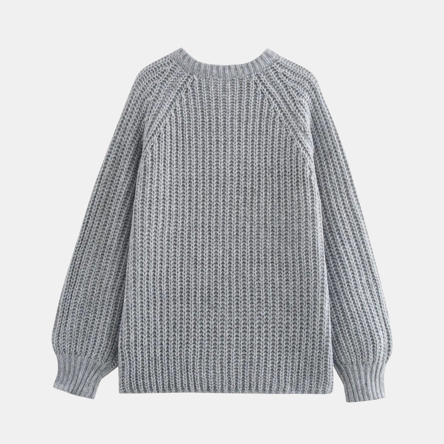 Damen Vintage Rundhals-Strickcardigan von Orren & Valé 