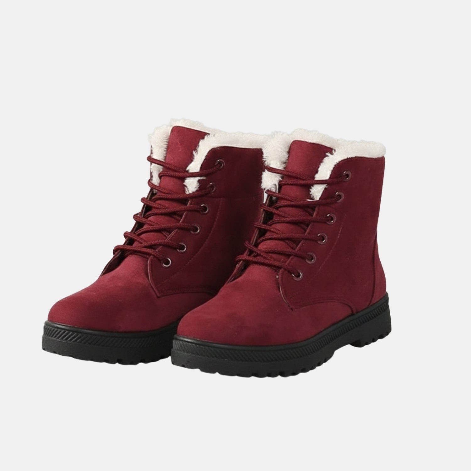 Damen Warme Komfort-Stiefeletten – Bequeme Knöchel-Boots mit stabilem Absatz