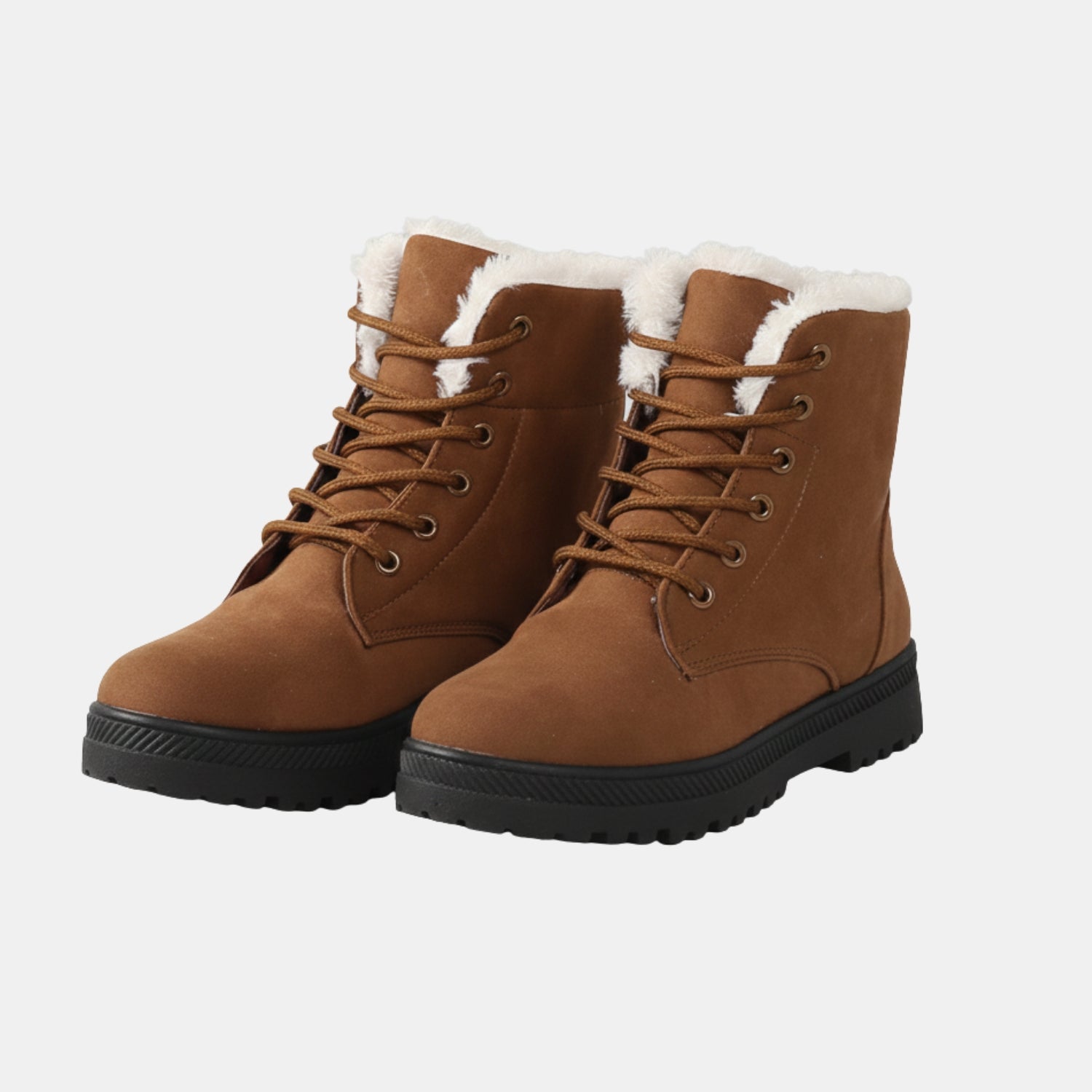 Damen Warme Komfort-Stiefeletten – Bequeme Knöchel-Boots mit stabilem Absatz