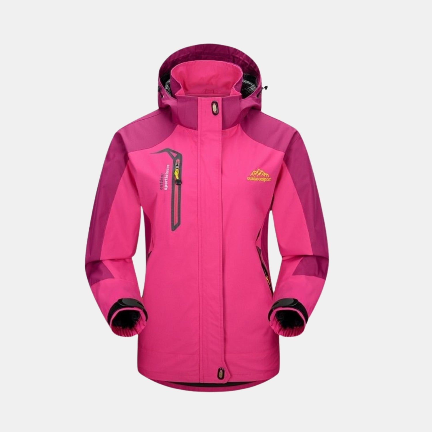 Damen Wasserdichte Ski-Winterjacke mit Kapuze – Atmungsaktive Schneejacke für Wintersport & Alltag von Orren & Valé 