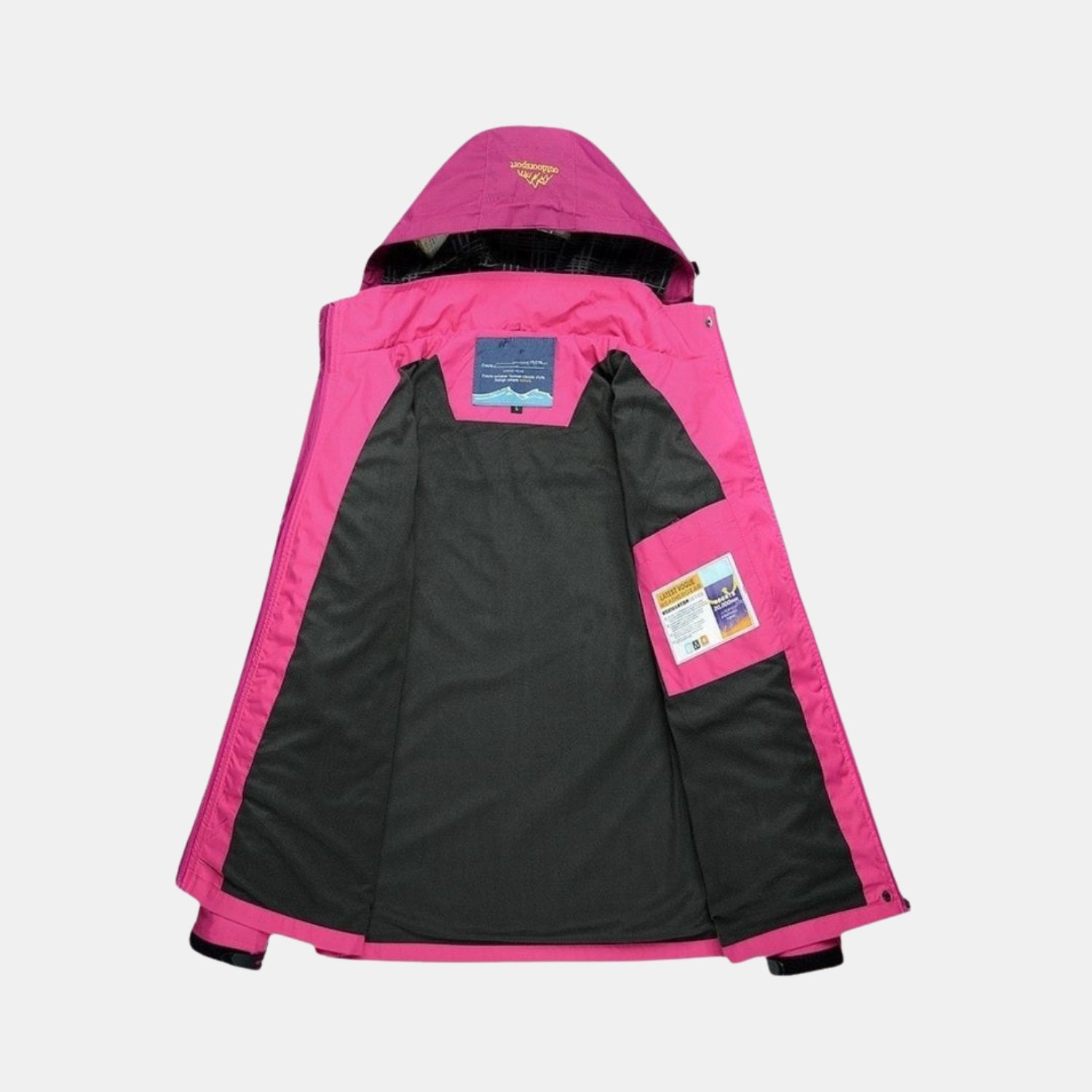 Damen Wasserdichte Ski-Winterjacke mit Kapuze – Atmungsaktive Schneejacke für Wintersport & Alltag von Orren & Valé 