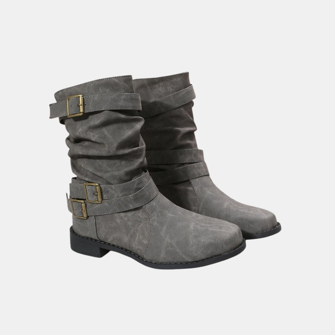Damen Wasserdichte Winter-Stiefeletten mit Schnalle von Orren & Valé 