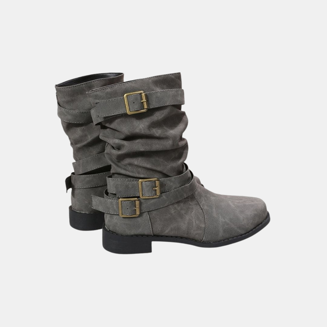 Damen Wasserdichte Winter-Stiefeletten mit Schnalle von Orren & Valé 